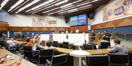 Vereadores no Plenário Amintas de Barros