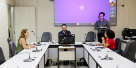 Parlamentares no Plenário Helvécio Arantes