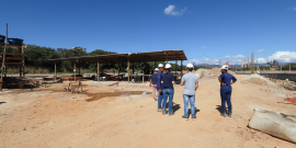 canteiro de obras
