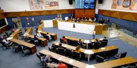 Vereadores no Plenário Amintas de Barros