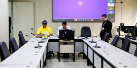 Vereadores no Plenário Helvécio Arantes