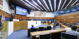 Vereadores no Plenário Amintas de Barros