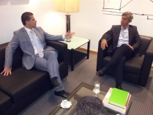 Presidente da CMBH, Léo Burguês de Castro, e diretor da FGV, Sidney Gonzalez
