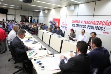 Vereadores Adriano Ventura e Pedro Patrus questionaram iniciativa da prefeitura e pediram mais diálogo  (Foto: Mila Milowski)