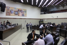 Reunião plenária de sexta-feira (14/11) - Foto: Divulgação CMBH