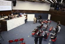 Vista superior Plenário Amynthas de Barros. Foto: Abraão Bruck/ Câmara de BH