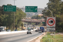 Trecho do Anel Rodoviário, em Belo Horizonte