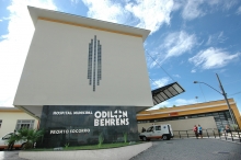 Fachada do Hospital Municipal Odilon Behrens