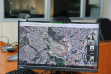 Imagem do mapa da região identificando o Anel Rodoviário e a área irregular