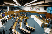 Vereadores participam de votação no Plenário Amintas de Barros 