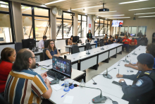 Vereadores e trabalhadores da saúde mental reunidos em audiência pública na CMBH